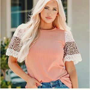 Animal print top